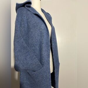 Beryll Cashmere Hooded Cardigan Coat O/S
